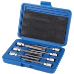 Lot de 7 cls  douille torx extra longues 3 / 8' professionnelles, t25, t30, t40, t45, t50, t55, t60, ...