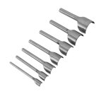 Lot de 7 emporte - pi�ces demi - ronds en forme de u pour travaux manuels, travaux manuels, maroquinerie, ...