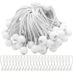 Lot de 75 tendeur elastique cordons �lastiques avec boules sandow elastique boules elastiques pour chapiteaux, ...