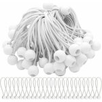 Lot de 75 tendeur elastique cordons Élastiques avec boules sandow elastique boules elastiques pour chapiteaux, ... Lot de 75 tendeur elastique cordons Élastiques avec boules sandow elastique boules elastiques pour chapiteaux, ...
