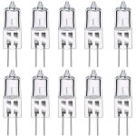 Lot de 8 ampoule halogene g4, ampoule g4 blanc chaud 12v 20w, 2800k, 240lm, intensité variable, lampehalogene ... Lot de 8 ampoule halogene g4, ampoule g4 blanc chaud 12v 20w, 2800k, 240lm, intensité variable, lampehalogene ...