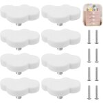 Lot de 8 boutons d'armoire en forme de nuage pour chambre d'enfant, en forme de dessin anim�, boutons ...