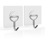 Lot de 8 crochets muraux auto - adh�sifs 5kg (max), crochets crochets porte - serviettes auto - adh�sifs, ...