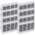 Lot de 8 filtre d�sodorisant pour r�frig�rateur whirlpool whirlpool - w10311524 raf1180, filtre � charbon ...