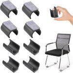 Lot de 8 patins de chaise cantilever en feutre pour chaises  24 - 25 mm patins en feutre pour chaises ...