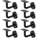 Lot de 8 pi�ces supports de main courante d'escalier, supports de rampe d'escalier, en acier inoxydable, ...