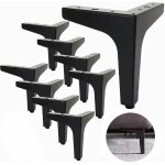 Lot de 8 pieds de canapé metal 15 cm, pieds de table basse métal charge jusqu'à 600 kg pied de meuble ... Lot de 8 pieds de canapé metal 15 cm, pieds de table basse métal charge jusqu'à 600 kg pied de meuble ...