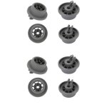 Lot de 8 roulettes de lave - vaisselle pour panier infrieur, roulettes panier lave - vaisselle, roues ...