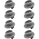 Lot de 8 roulettes pour panier inf�rieur de lave - vaisselle bosch kenmore et neff siemens pi�ce de rechange ...