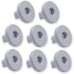 Lot de 8 roulettes pour panier inf�rieur pour lave - vaisselle compatible avec zanussi, rex, electrolux, ...