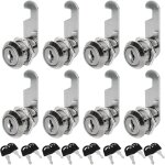 Lot de 8 serrures boîte aux lettres universelle, 30mm serrure armoire metallique, barillet boite aux ... Lot de 8 serrures boîte aux lettres universelle, 30mm serrure armoire metallique, barillet boite aux ...