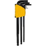 Top promo 9 cles males longues 6 pans btr, allen, chc tete spherique 1. 5 a 10 mm