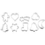 Lot de 9 emporte - pi�ces de no�l sur cintre zenker emporte - pi�ces