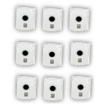 Lot de 9 sacs pour aspirateur lg a939kbgs / a937kgms, sacs � poussi�re et sacs poubelle, accessoires ...