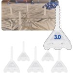 Lot croisillon carrelage autonivelant 3mm x200 - sans cadran r�utilisable i facile pour bricoleur et ...