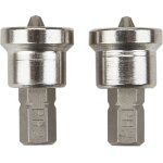 Lot de deux embouts de visseuse placo 1 / 4 neo tools 06 - 040