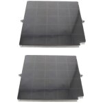 Lot de deux filtre � charbon airforce fc120 affcaf16cs 260x256x17 mm