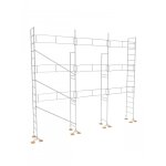 Lot �chafaudage de ma�on m49 medium 80 m� tubesca comabi