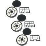 Lot de filtres compatible avec singer svct 4020 aspirateur - 6x filtres - vhbw