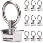 Lot of 10 pions simples avec anneau 1000 kg pions d'arrimage a�ro pour rail d'arrimage a�ronautique pion ...