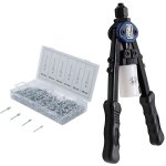 Bgs technic - lot pince a riveter a deux mains de 2. 4 mm à 4. 8 mm et coffret de 400 rivets Bgs technic - lot pince a riveter a deux mains de 2. 4 mm à 4. 8 mm et coffret de 400 rivets