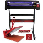 Pixmax lot de presse  chaud plat, plotter de dcoupe vinyle & logiciel signcut pro cration design loisir ...