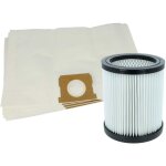 Lot de sacs (papier) + filtre avec 6 pi�ces compatible avec stihl se 33 aspirateur - vhbw