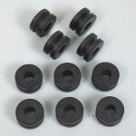 Lot silentbloc radiateur caoutchouc pour moto honda 125 cr r