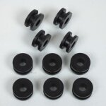 Lot silentbloc silencieux caoutchouc pour moto honda 250 cr r
