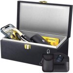 Lot de xl bo�te anti rfid + 2 etuis anti rfid cl� voiture portable (m + l), 22 x 13 x 10, 5 cm boitier ...