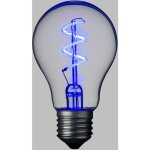 Lampe e27 36v goutte spirale bleue �60mm