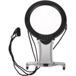 Loupe à 2 lentilles x2 et x6 grossissement illuminant led sangle de cou mains libres pour broderie lecture ... Loupe à 2 lentilles x2 et x6 grossissement illuminant led sangle de cou mains libres pour broderie lecture ...