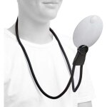 Loupe 3 en 1 loupe tour de cou loupe mains libres loupe sur pied loupe de table loupe 360x230x240 mm