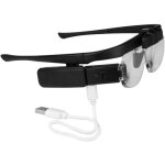 Loupes d&39agrandissement bandeau rechargeable usb loupe main libre lumi�re led 6 lentilles r�glables ...