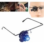 Loupe agrandisseur lunettes loupe led 20x pour bijoutiers horlogers montre r�paration,