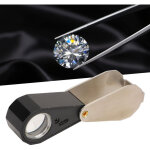 Loupe de bijoutier 10x, loupe de poche professionnelle avec lumi�re led pour bijoux, plantes, pi�ces ...