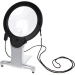 Loupe broderie tour cou: loupe de lecture lumineuse x2 et x6 grossissante eclairante led mains libres ...