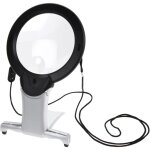 Loupe broderie tour cou: loupe de lecture lumineuse x2 et x6 grossissante eclairante led mains libres ...