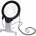 Loupe broderie tour cou: loupe de lecture lumineuse x2 et x6grossissante eclairante led mains libres ...