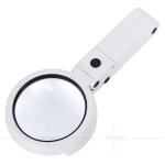 Loupe eclairante, loupe � main sur pied 5x 11x avec lumi�re 8 led, lampe loupe � intensit� variable