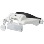 Fishtec - loupe frontale grossissantes et eclairante - 3 lumi�res leds - 6 grossissements dont 3 combinaisons ...