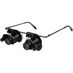 Loupe grossissante 20x avec �clairage led et pile, lunettes professionnelles pour la r�paration de montres ...