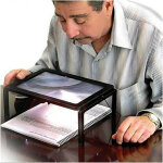 Loupe de lecture pour personnes �g�es - (grossissement 6