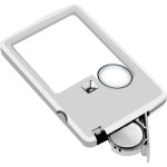 Loupe led portable loupe de poche pour la lecture, loupe 3x 6x forte poche rectangulaire loupe, id�al ...