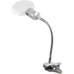 Loupe pince lampe led clipser outil r�paration flexible m�tal pour personnes �g�es lecture broderie