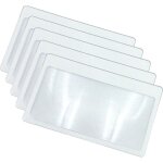 Loupes de poche au format carte de cr�dit - petite loupe pour carte avec grossissement 3x, ultra fine, ...
