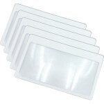 Loupes de poche au format carte de cr�dit - petite loupe pour carte avec grossissement 3x, ultra fine, ...