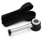 Loupe de pr�cision - grossissement x 10 - eclairage 3 led - graduation int�rieure