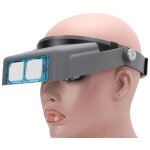 Ccykxa - loupe serre - t�te, loupe de lecture mont�e sur la t�te, avec quatre lentilles en verre optique, ...