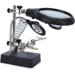 Loupe de support loupes 5 leds fer � souder multifonctionnel troisi�me main pour ing�nieur �lectronique ...